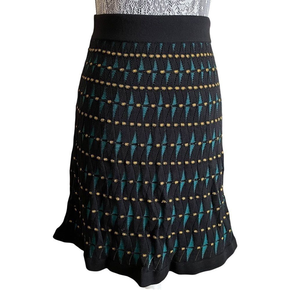 Missoni Wool Blend Skirt Black Size EU42